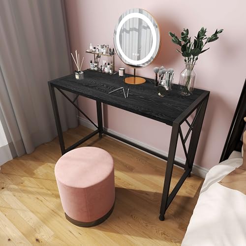 Pure White Vanity Desk and Chair Set with 5 Drawers R319