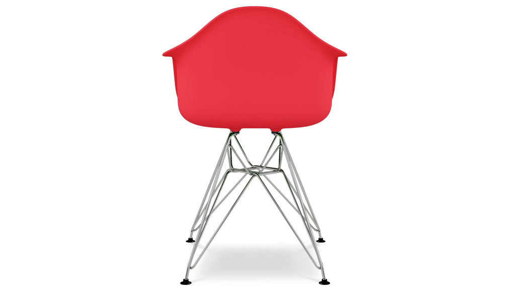 Red Mid Century Modern Armchair I71087