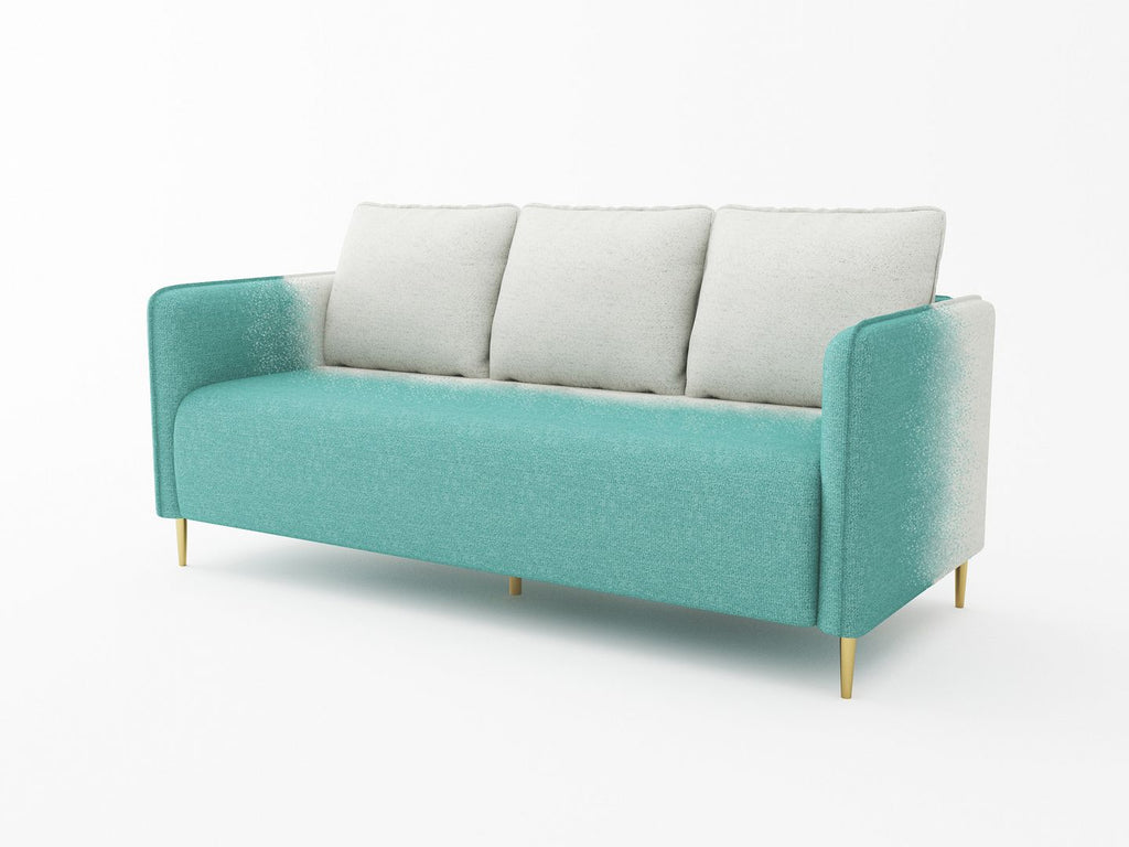 Transitional Futon Sofa with Metal Legs D4137