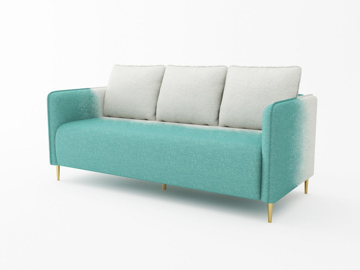 Transitional Futon Sofa with Metal Legs D4137