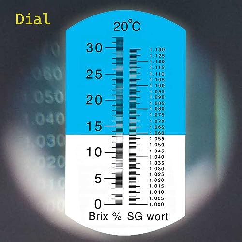 ATC Dual Scale Brix Refractometer L314