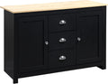 White Kitchen Sideboard with 3 Drawers J983