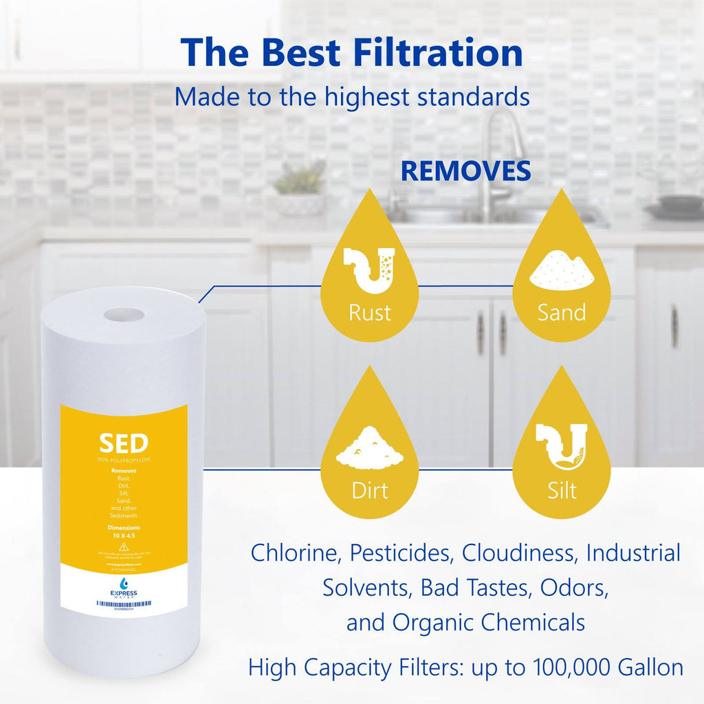 12 Pack Big Blue Sediment Replacement Filter D5118