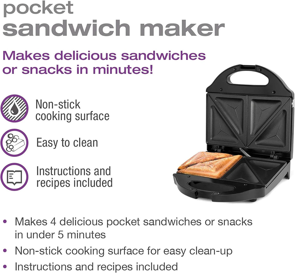 Black Sandwich Maker M7632