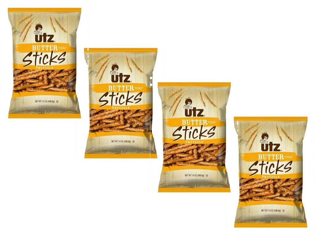 Butter Sticks Pretzels, 4-Pack 14 oz. Bags E48004