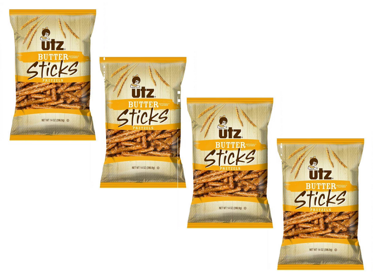 Butter Sticks Pretzels, 4-Pack 14 oz. Bags E48004