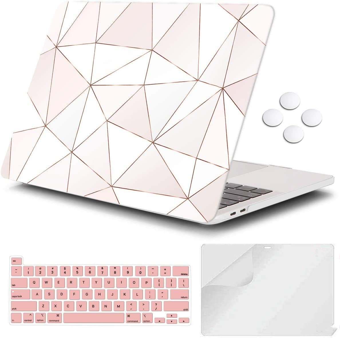 Slim Protective Cover for MacBook Pro 16 Inch 2019 Release A2141 - Nordic Marble L523