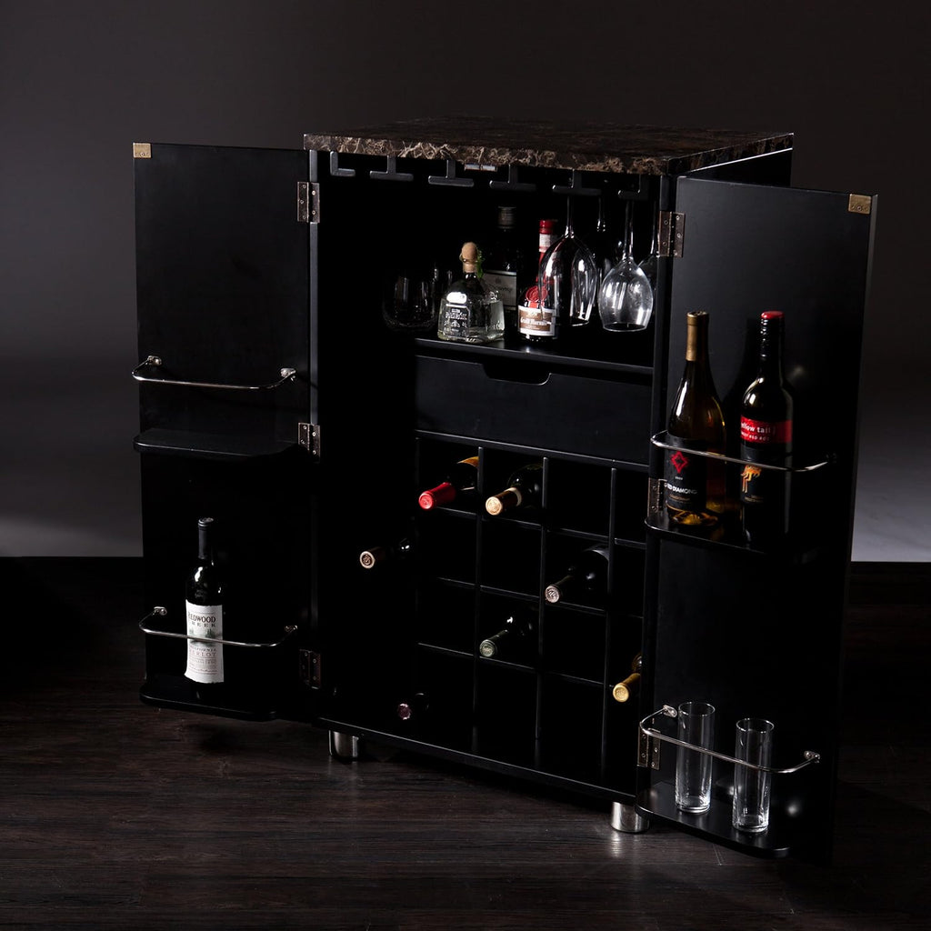 Black Bar Cabinet S692
