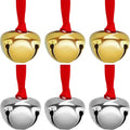 300 Pieces Christmas Bell Ornaments 1.5'' Silver V804747