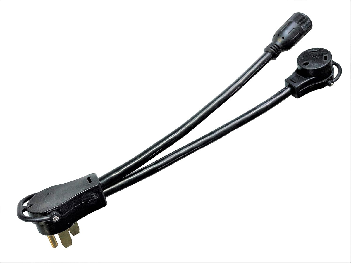 RV 50A 14-50P male to TT-30R 30A & 5-20R 20A female Adapter Cord, Pack of 2 Q816