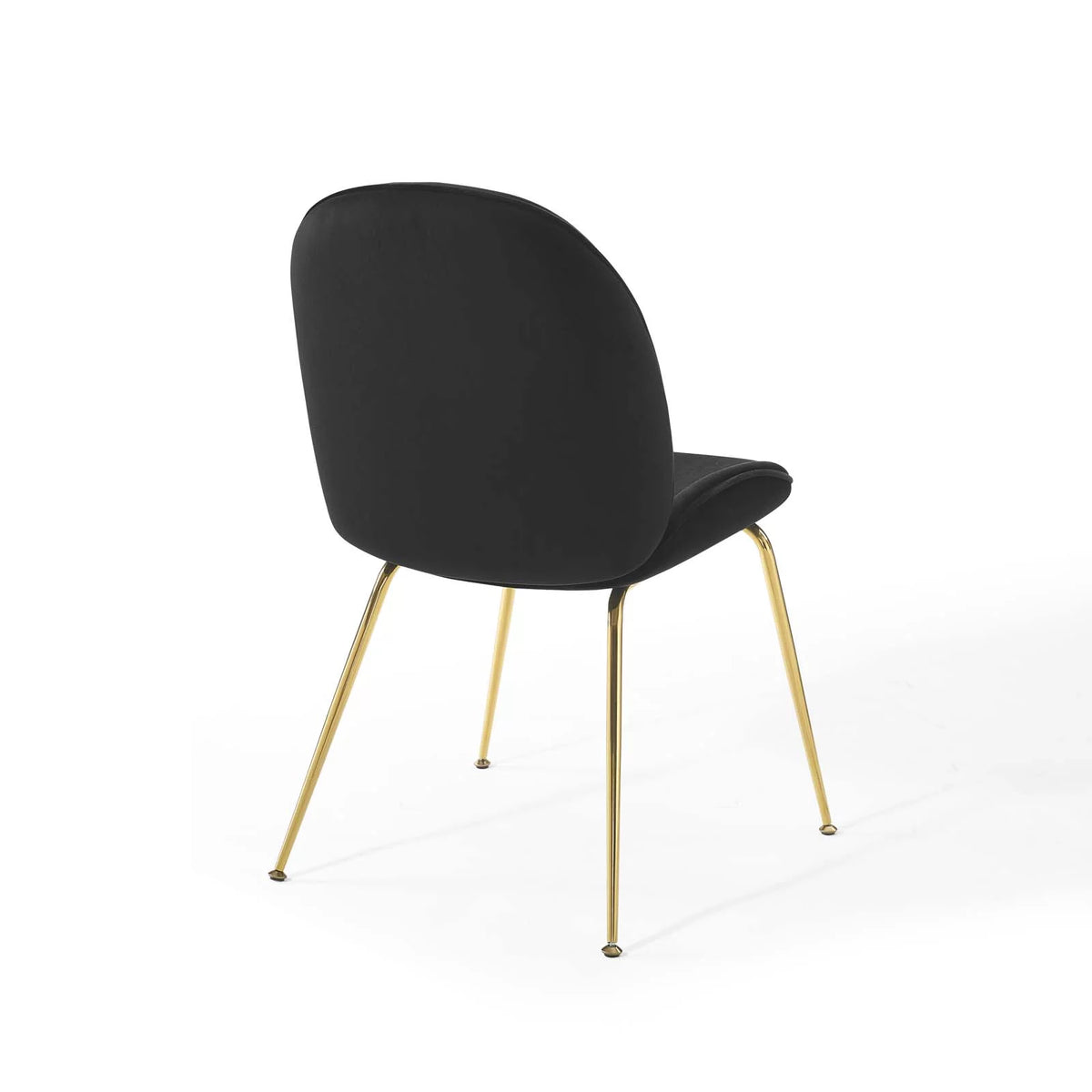 Black Velvet Dining Chair Q778