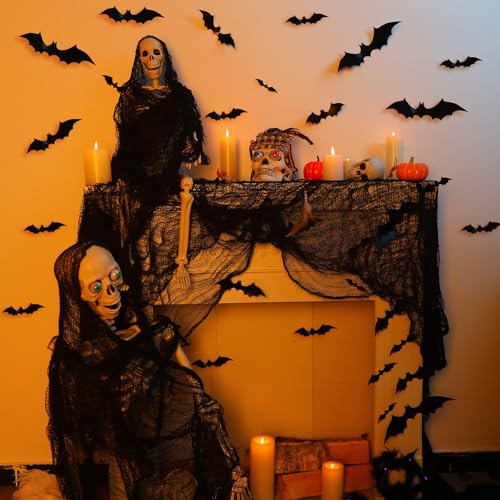 63in Large Black Halloween Creepy Cloth S5378