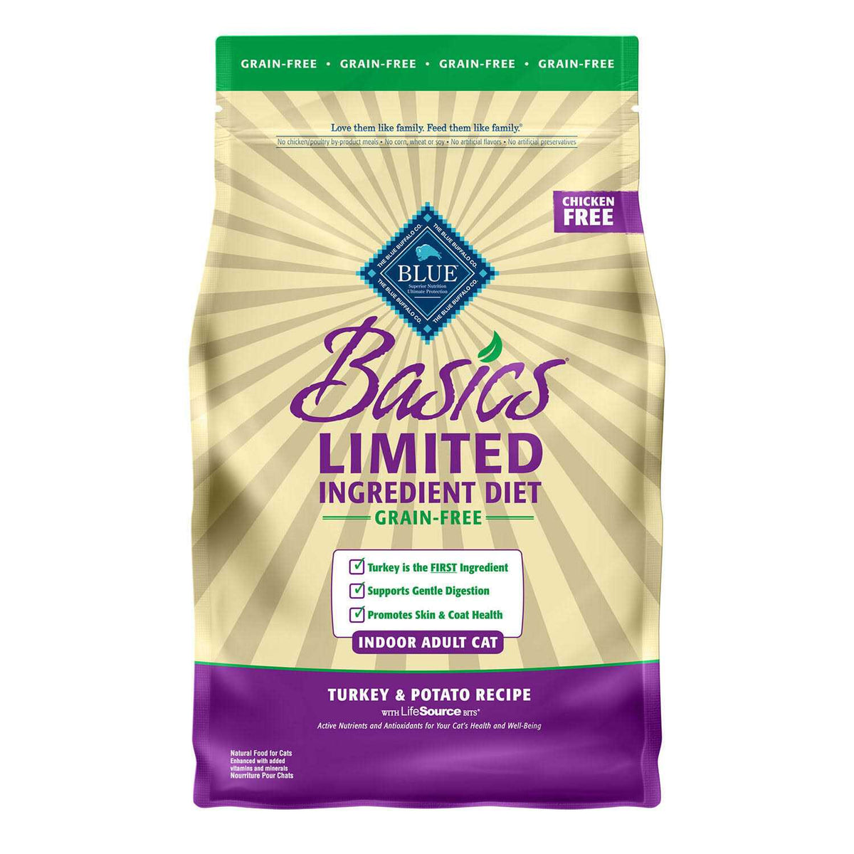 Grain-Free Adult Indoor Dry Cat Food H843