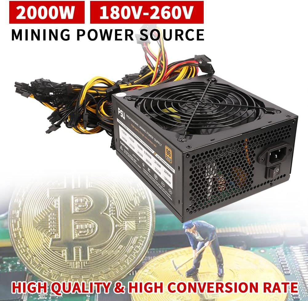 2000W ATX Power Supply for GPU Miner H2031