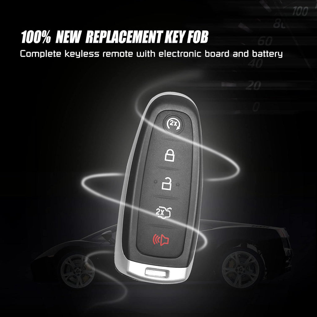 Keyless Entry Remote Car Key Fits for Ford Edge Explorer Flex Taurus Focus Lincoln MKT MKX MKS Navigator O62784