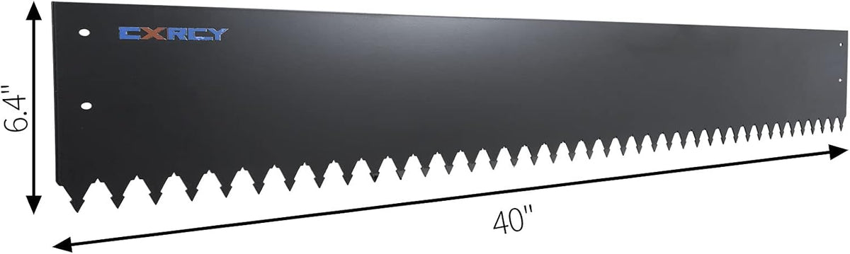 Steel Landscape Edging 4 Pack 40 inch Length 6.4 inch Depth Metal Edging E494672