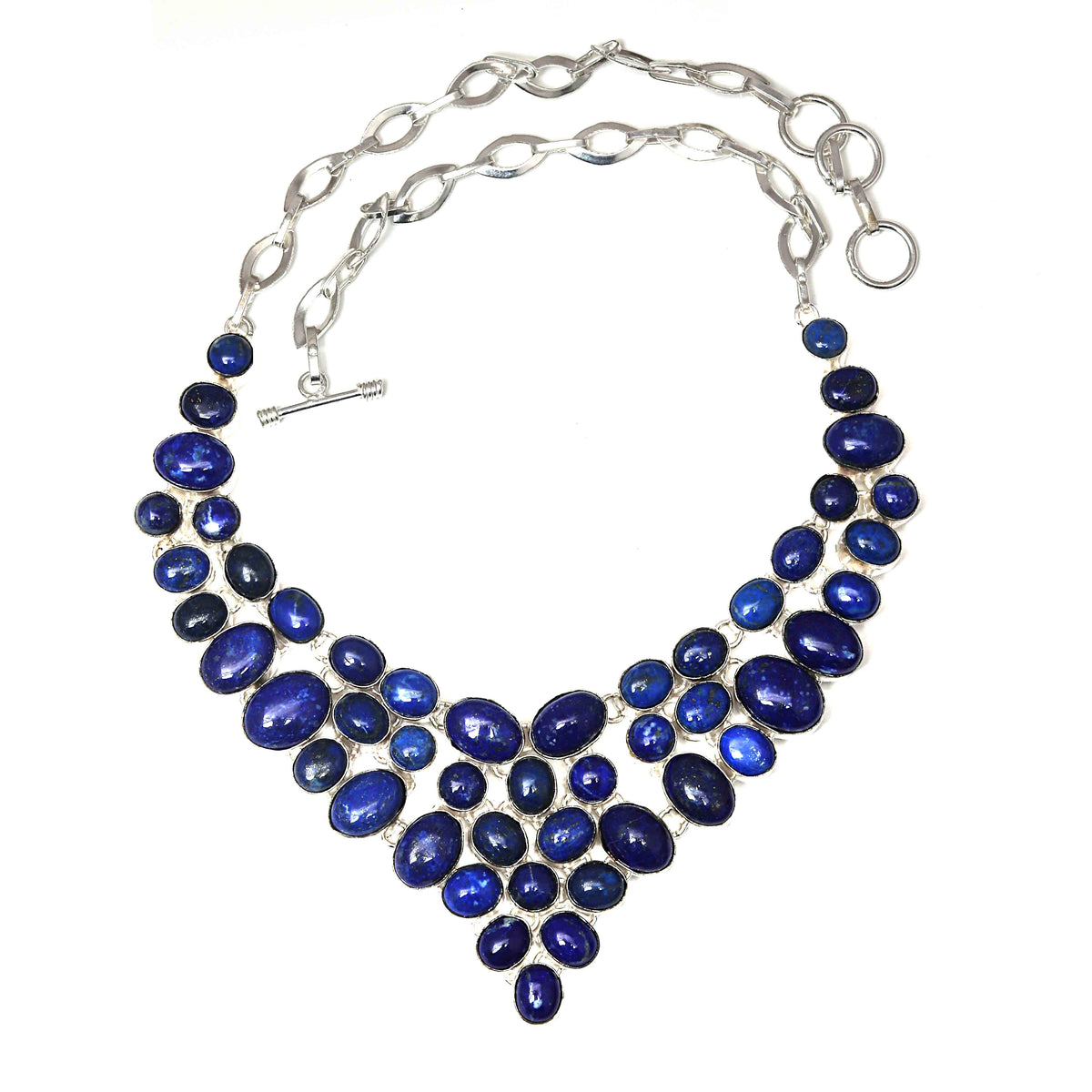Lapis Lazuli Cabochon Gemstone Necklace A346012