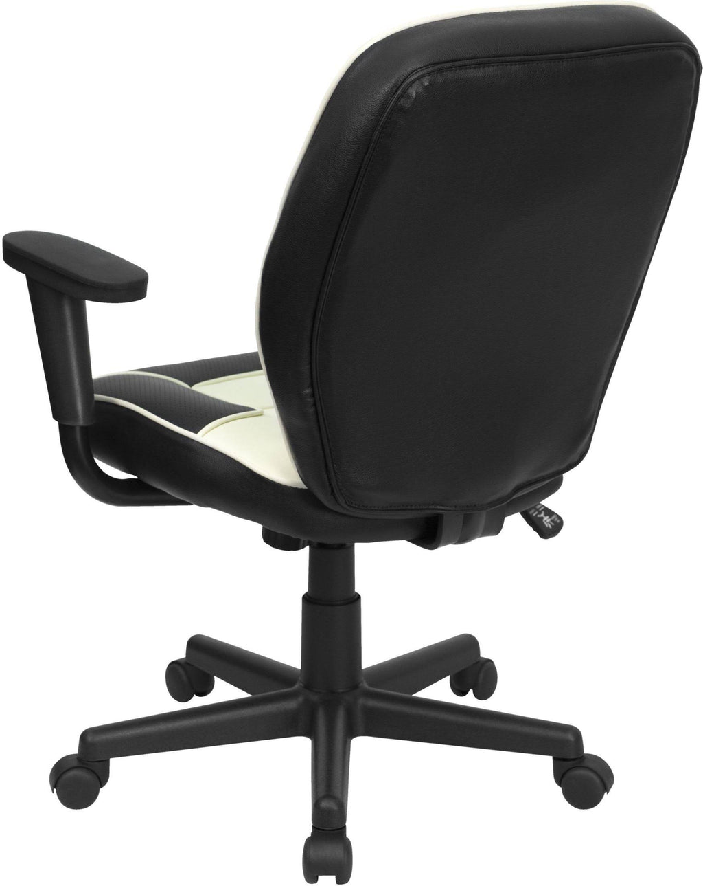 Black Vinyl Mid-Back Executive Office Chair M789