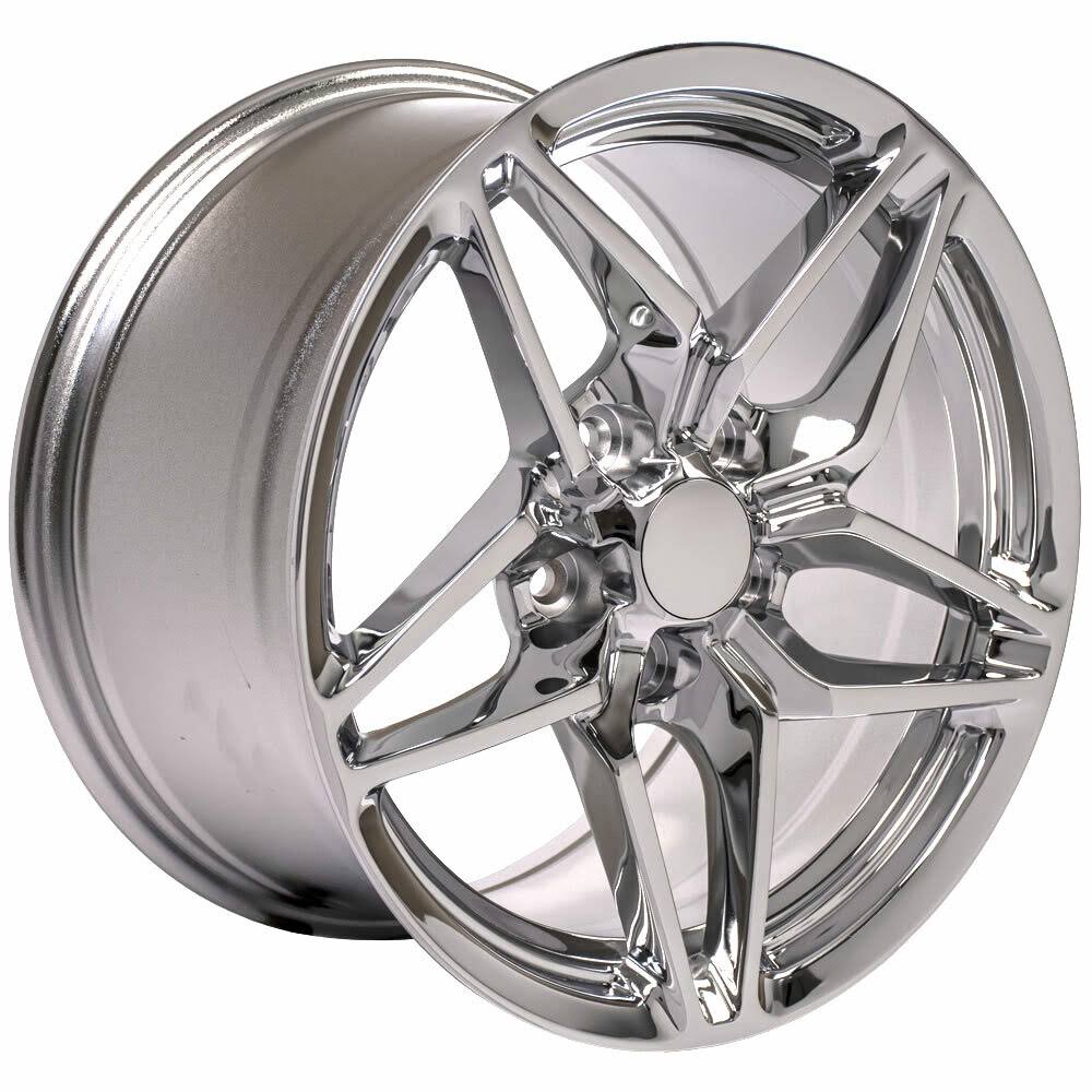Chrome 17x9.5 Corvette Rim M436