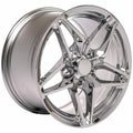 Chrome 17x9.5 Corvette Rim M436