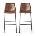 Vintage Brown Bar Stool L692