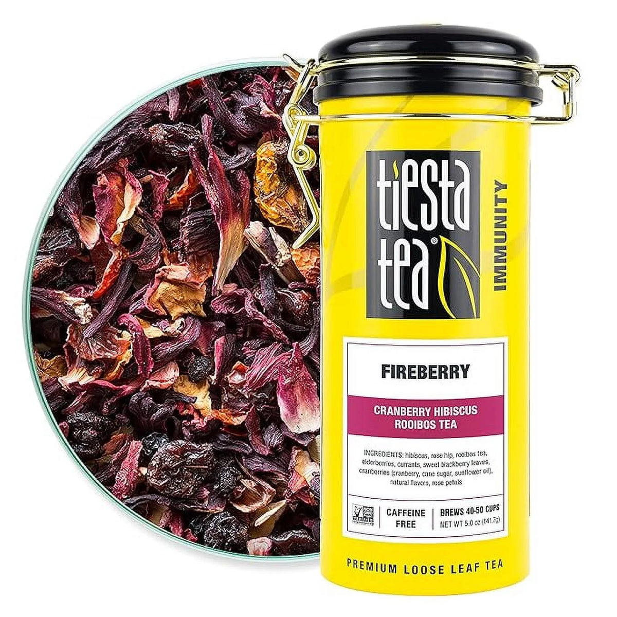 Cranberry Hibiscus Rooibos Loose Leaf Tea 5 Ounce Z4335