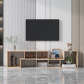 Oak L-Shaped Display Shelf Bookcase H42321