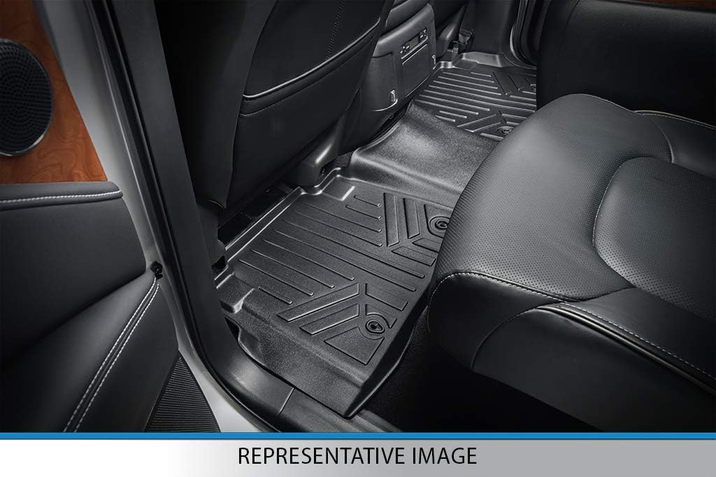 2 Row Black Floor Mats Set E321