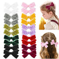 Velvet Hair Clips and Barrettes 20pcs K295