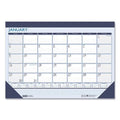 Recycled Desk Pad Calendar, 22 x 17, White/Blue Sheets, 12-Month (Jan to Dec) Q7585