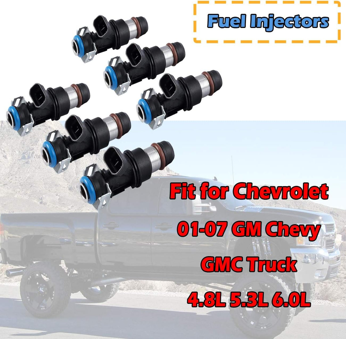 8pcs Fuel Injectors 4 Hole Flow Matched X541478