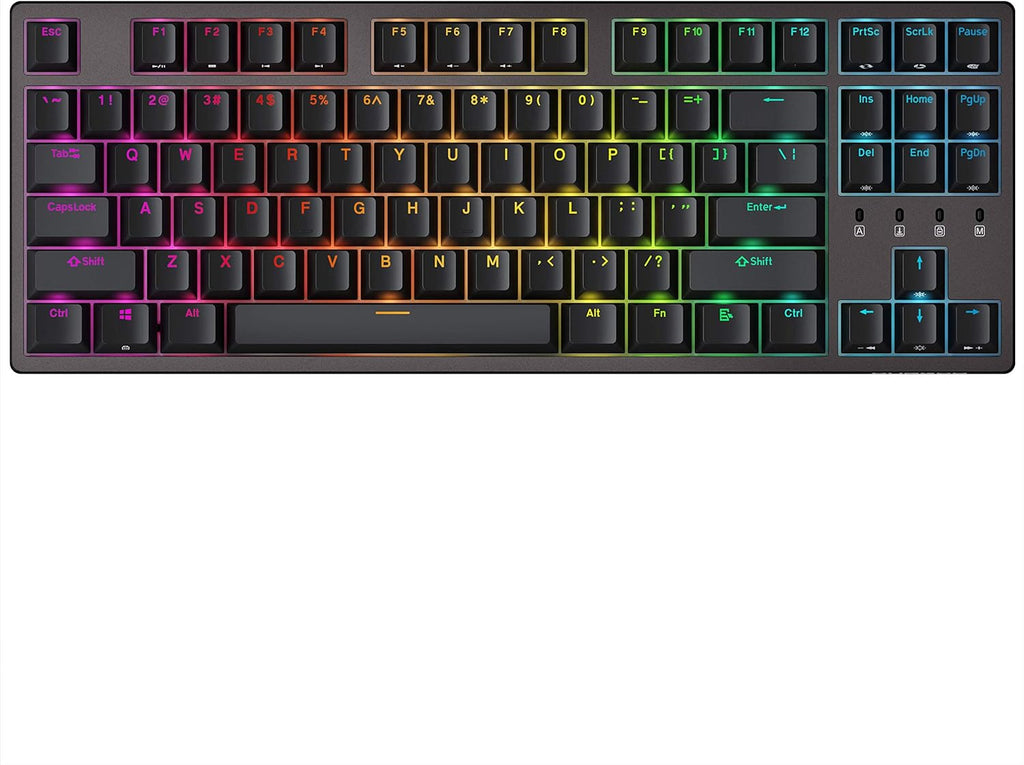 87 Keys Double Shot PBT Mechanical Keyboard C1881