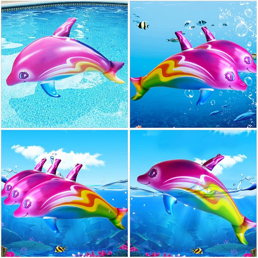 2pcs Inflatable Dolphin Toys H258775