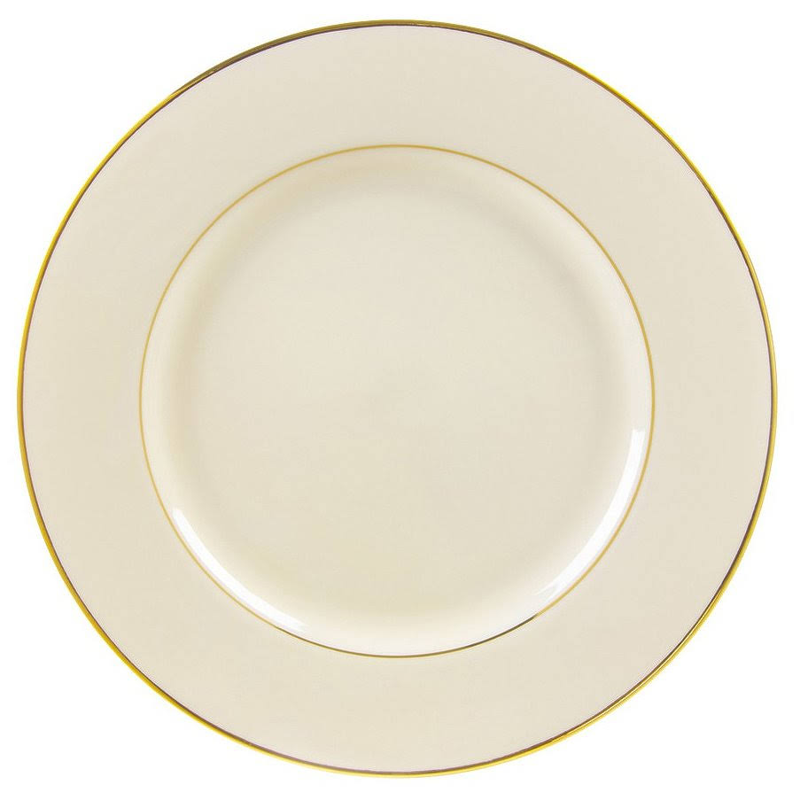 Cream Double Gold Bread & Butter Plate, Case of 24 W973768