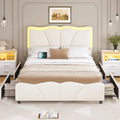Queen Bed Frame with 4 Drawers M744