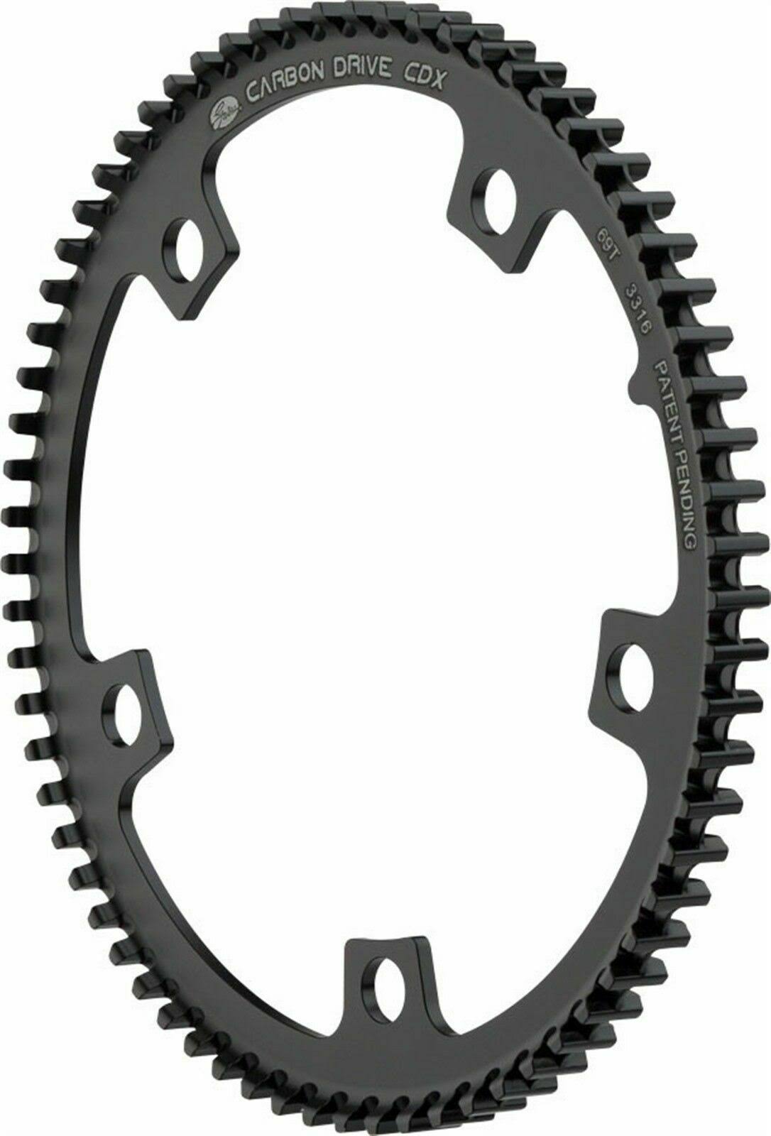 Carbon Drive CDX CenterTrack Front Pulley 69T 5 Bolt P49745