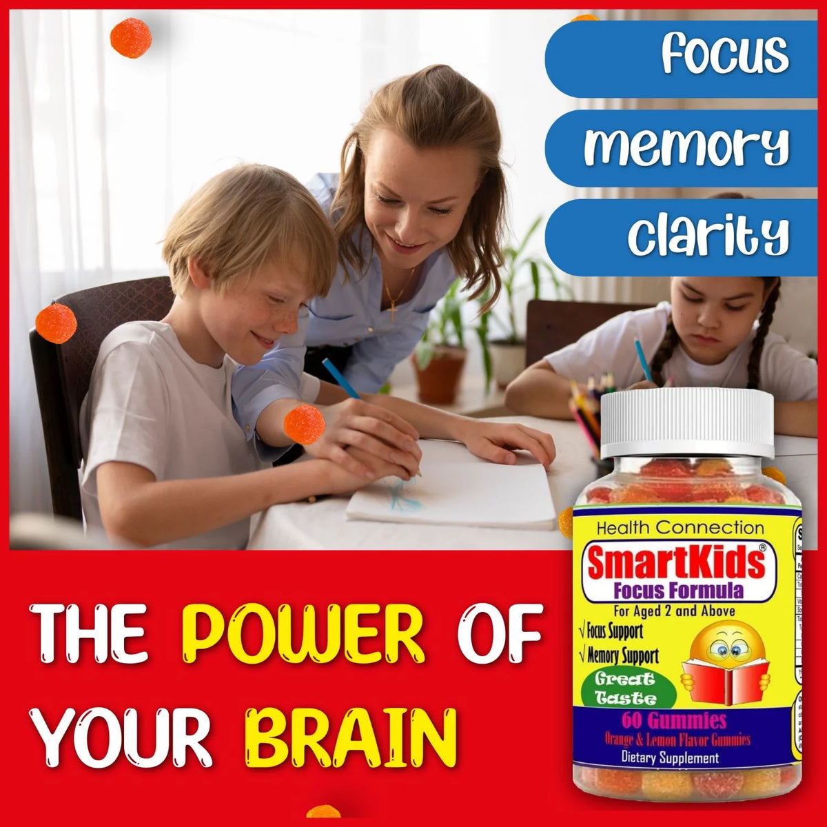 Omega 3 Brain Supplement (Pack of 2) M36553