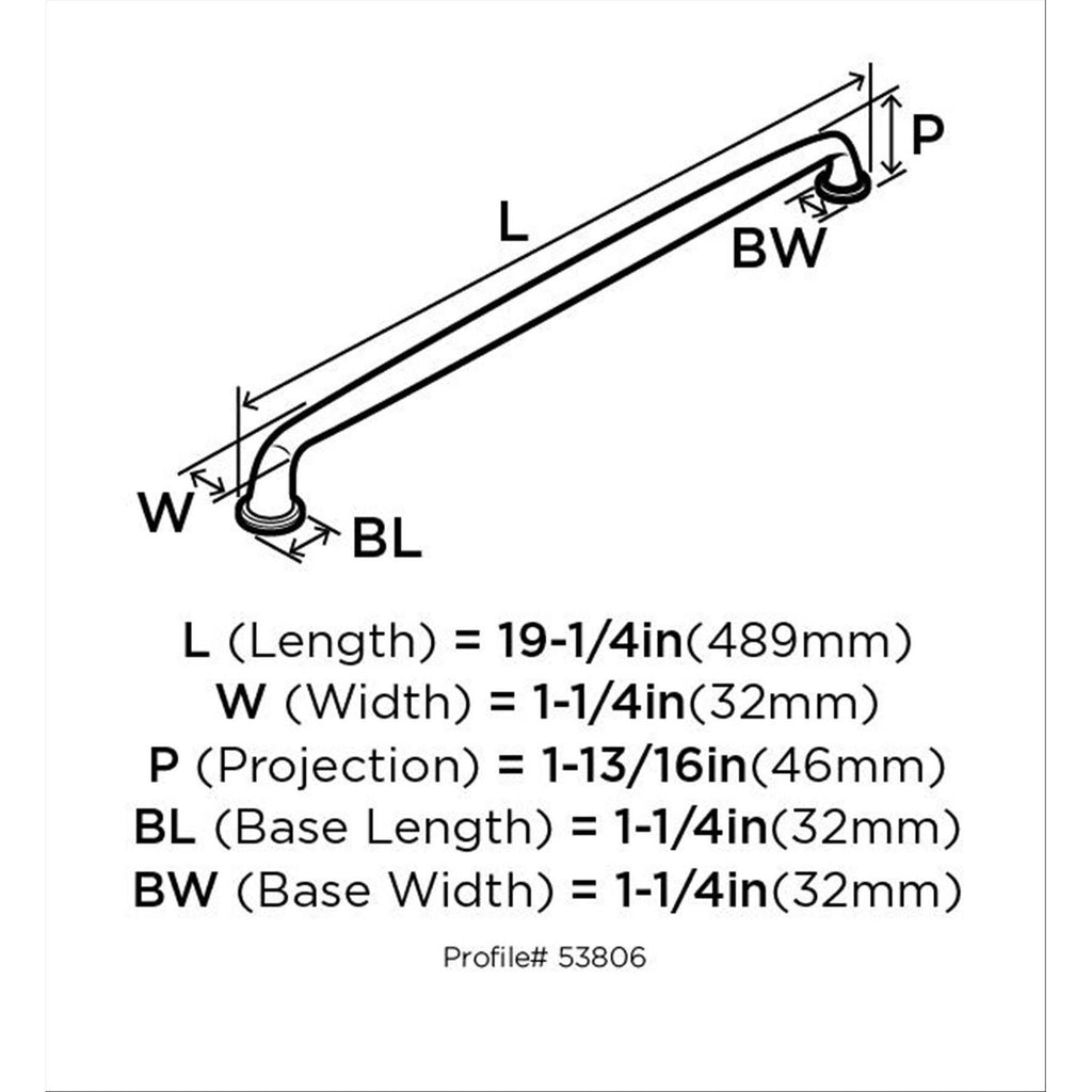 Black Bronze Appliance Pull S877176