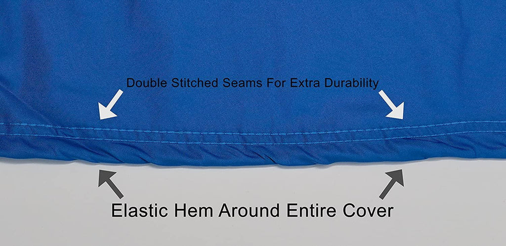 Blue/Black Jet Ski Covers with Trailer Straps and Storage Bag J573153