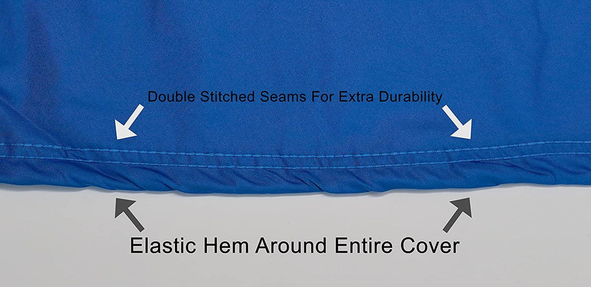 Blue/Black Jet Ski Covers with Trailer Straps and Storage Bag J573153