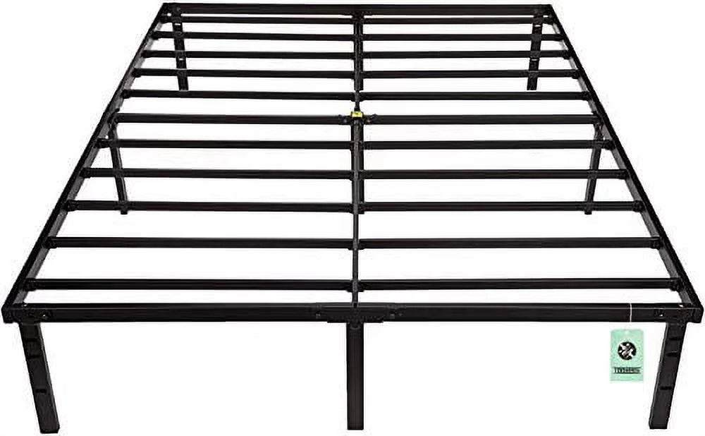 King Heavy Duty Non-Slip Bed Frame with Steel Slats H73768