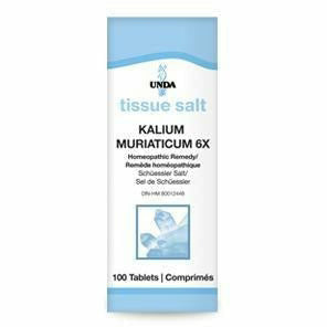 Kalium Muriaticum 6X 100 tabs N478