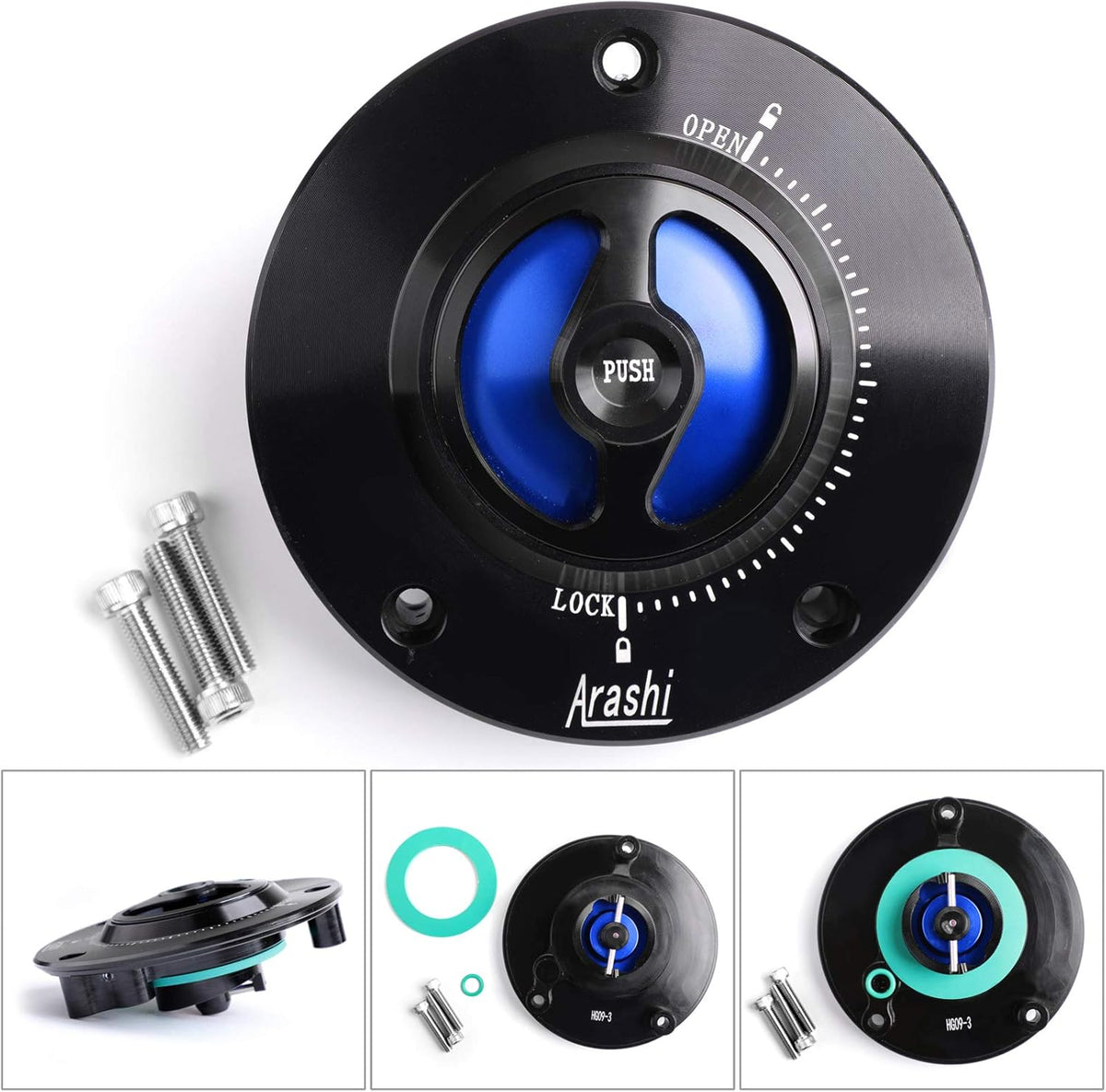 CNC Keyless Fuel Gas Tank Cap For SUZUKI GSXR 600/750/1000 GSR 600/750 W436139