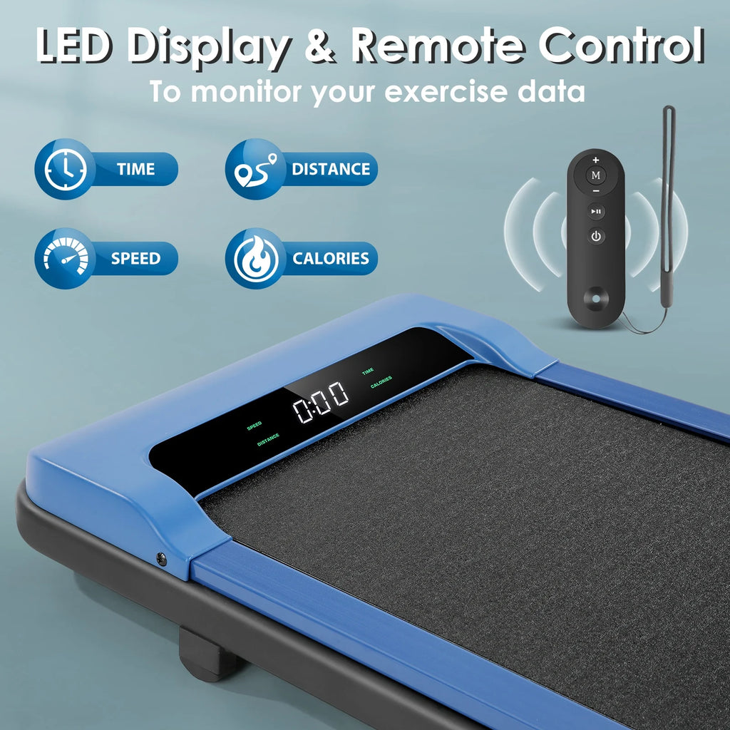 2.5HP Under Desk Treadmill with LED Display Wireless Remote Control T55128