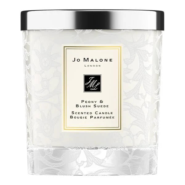 Peony & Blush Suede Home Candle C2860