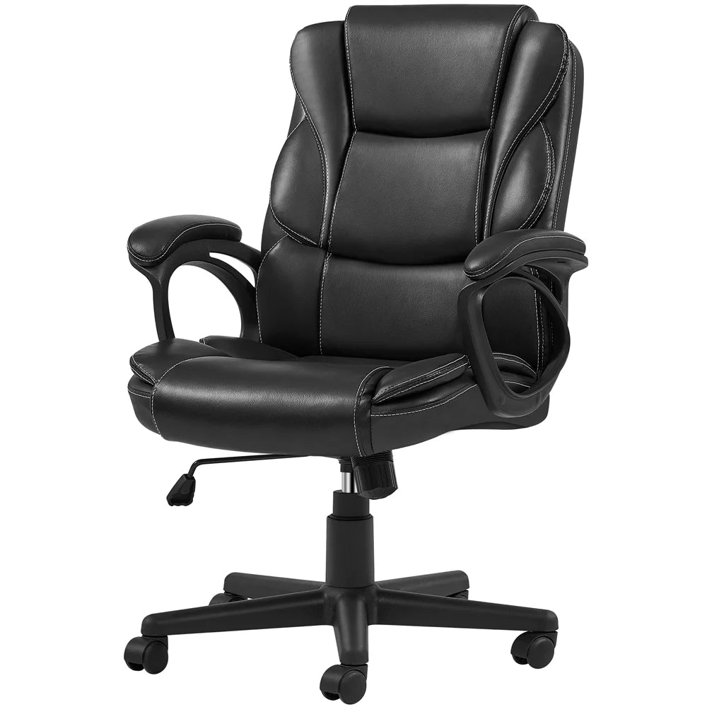 Black Adjustable High Back PU Leather Executive Chair G776259