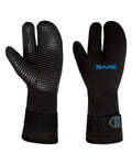 7mm Three-Finger Mitt Black Small F298384