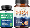 Omega 3 Fish Oil and Probiotic Capsules B48254
