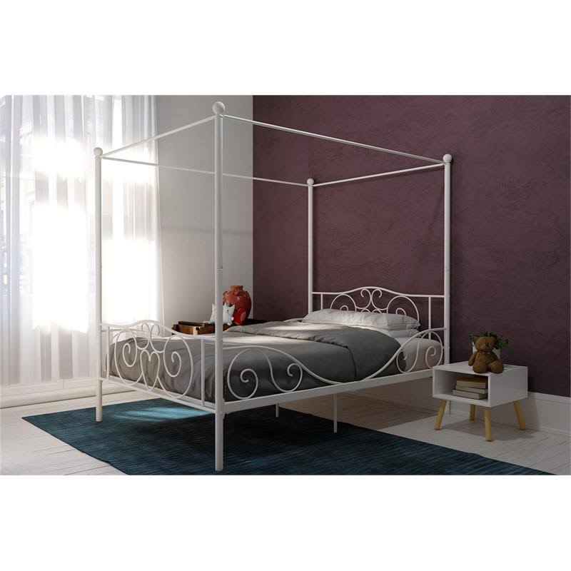 Twin Canopy Bed in White H284080