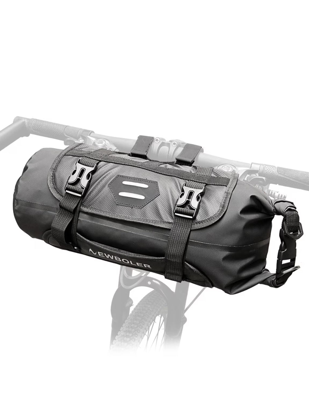 Waterproof Bike Handlebar Bag with Detachable Cycling Dry Pack (3-7L) H217155